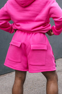 Elite Cargo Shorts - Bubblegum - FINAL SALE