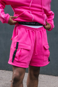 Elite Cargo Shorts - Bubblegum - FINAL SALE