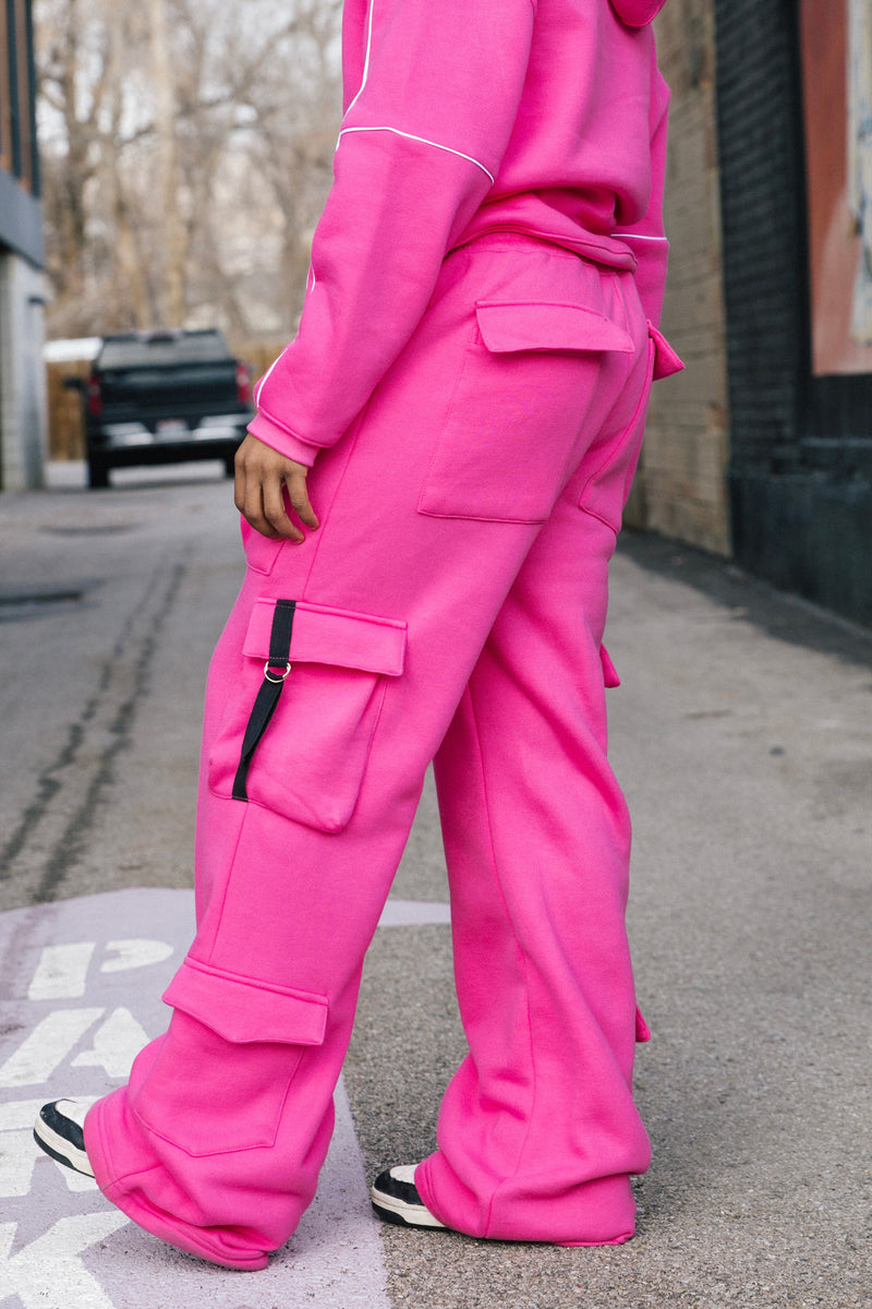 Elite Cargo Sweats - Bubblegum
