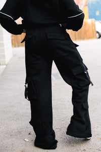 Elite Cargo Sweats - Black