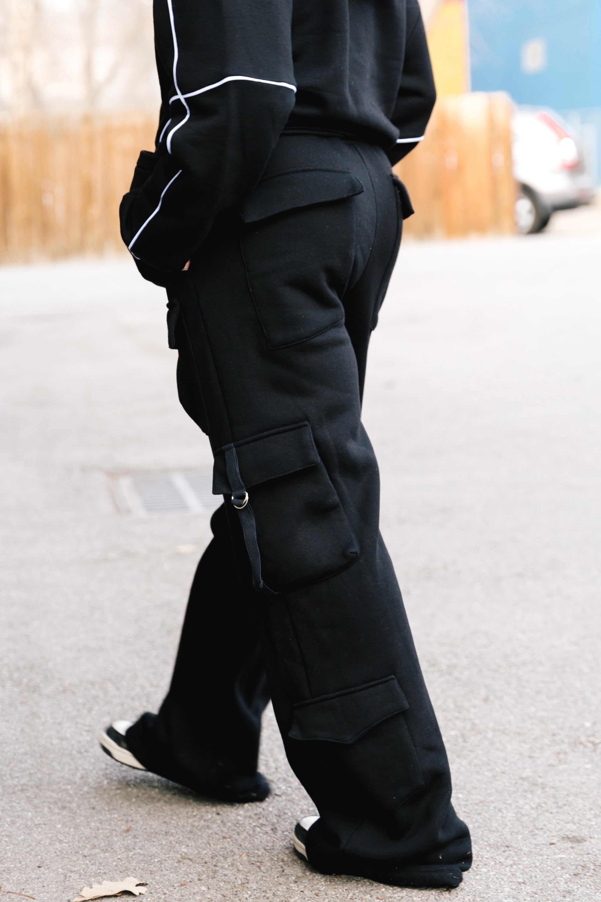 Elite Cargo Sweats - Black