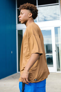 All In Oversized Tee - Toast