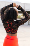 Ozzie Lace Shrug - Black