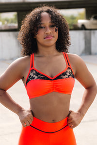 Ozzie Crop Top - Volcano