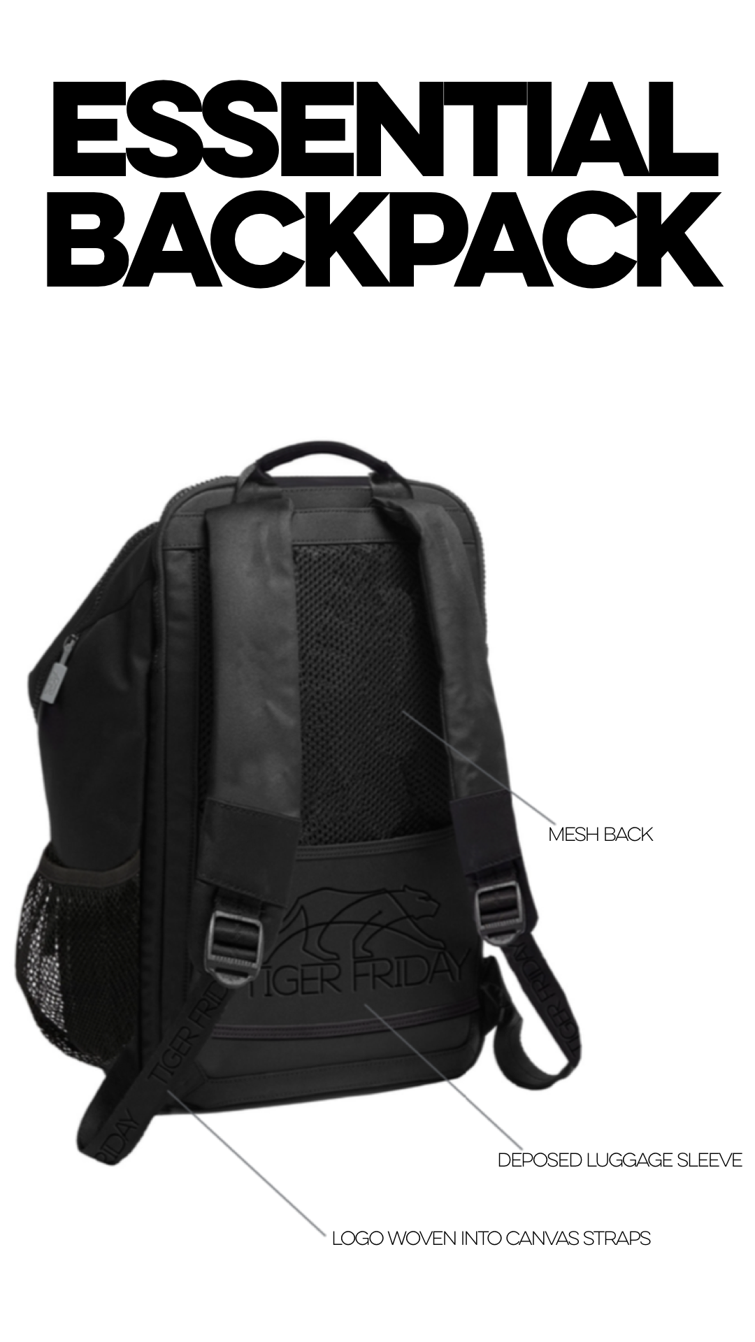TigerFriday Essential Backpack