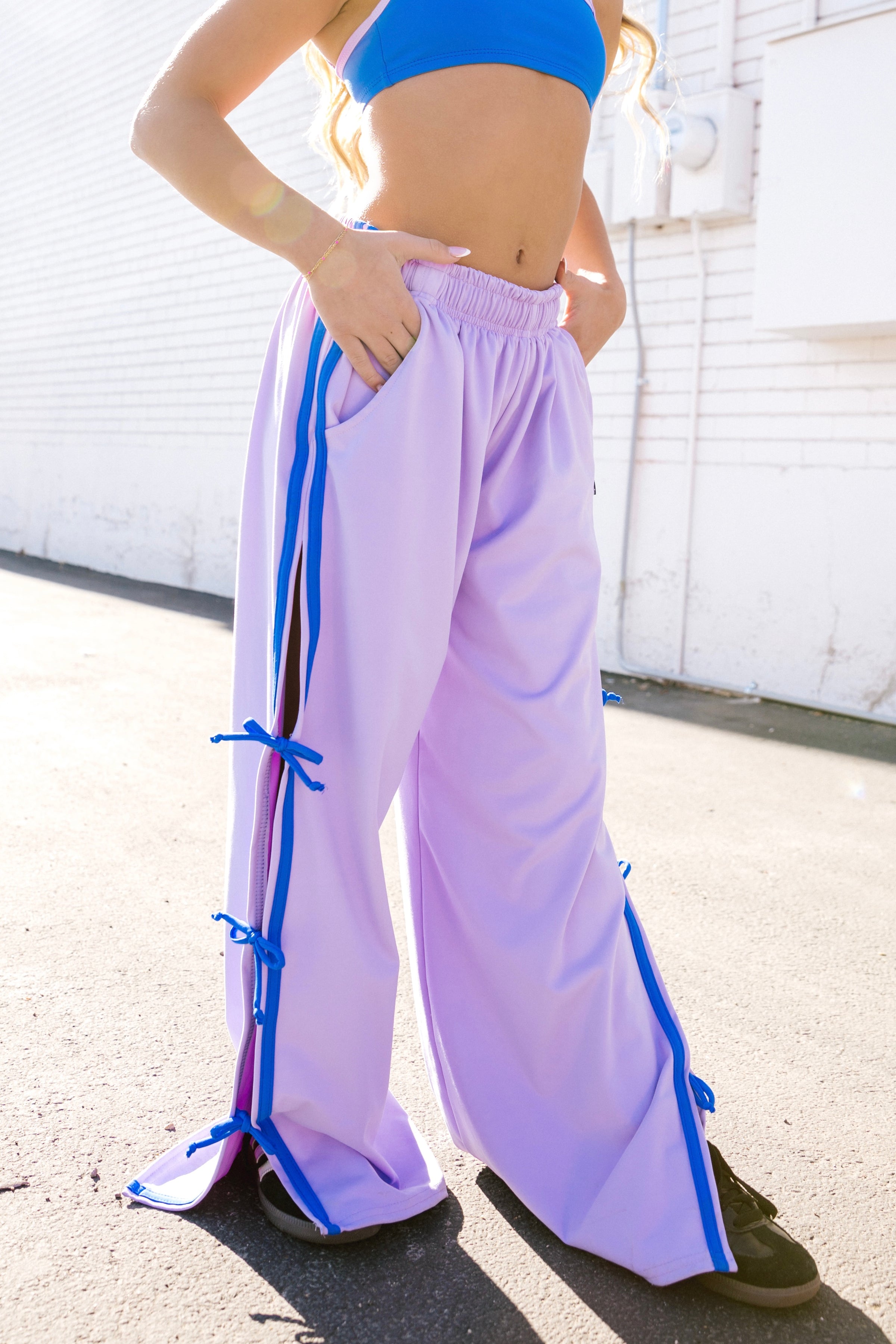 Jester Track Pants - Bluebell