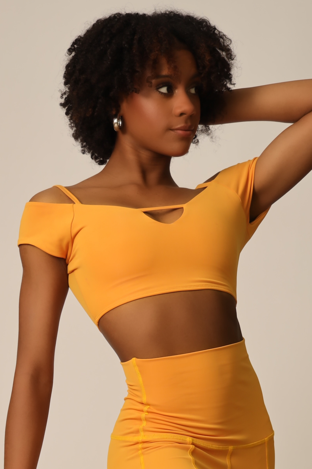 Fleur Crop Top - Sunset