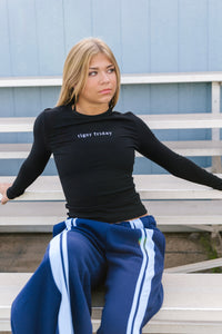 Portland Long Sleeve Tee - Black