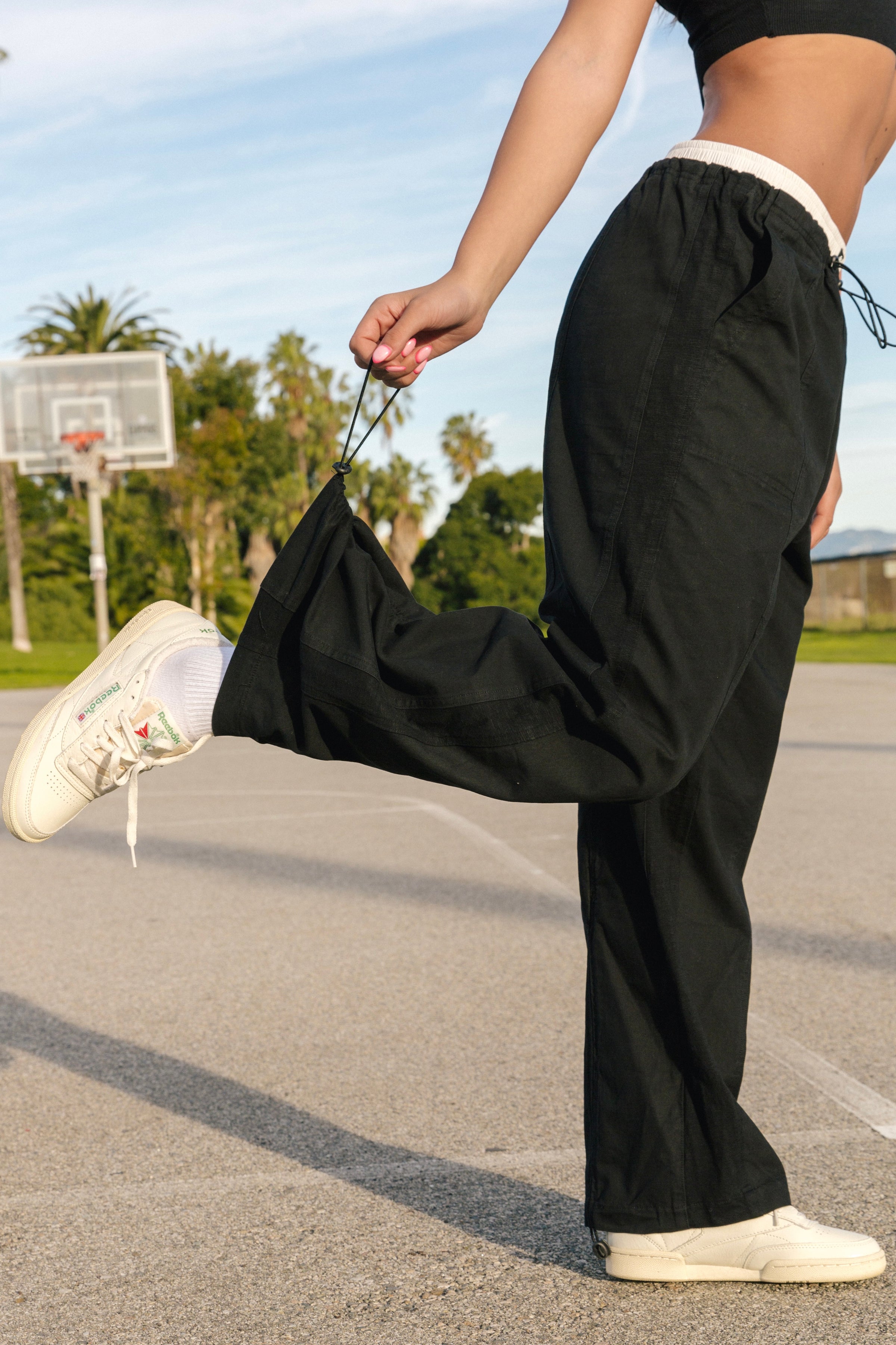 San Fran Oversized Joggers - Black