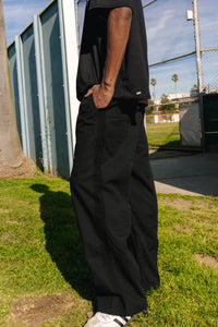 San Fran Oversized Joggers - Black