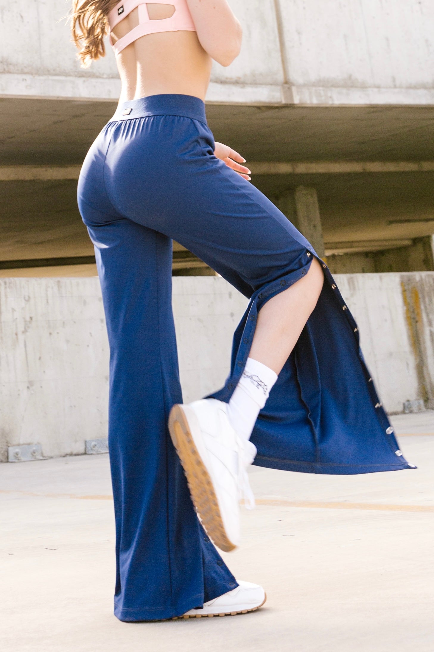 Free Fall Wide Leg Pant - Navy