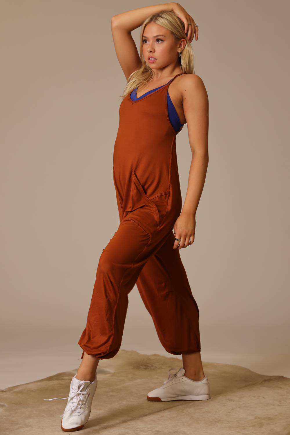 (pre)Loved Baby Soft Long Romper - Copper - FINAL SALE