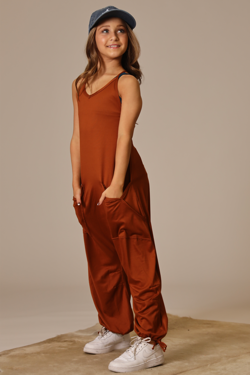 (pre)Loved Baby Soft Long Romper - Copper - FINAL SALE