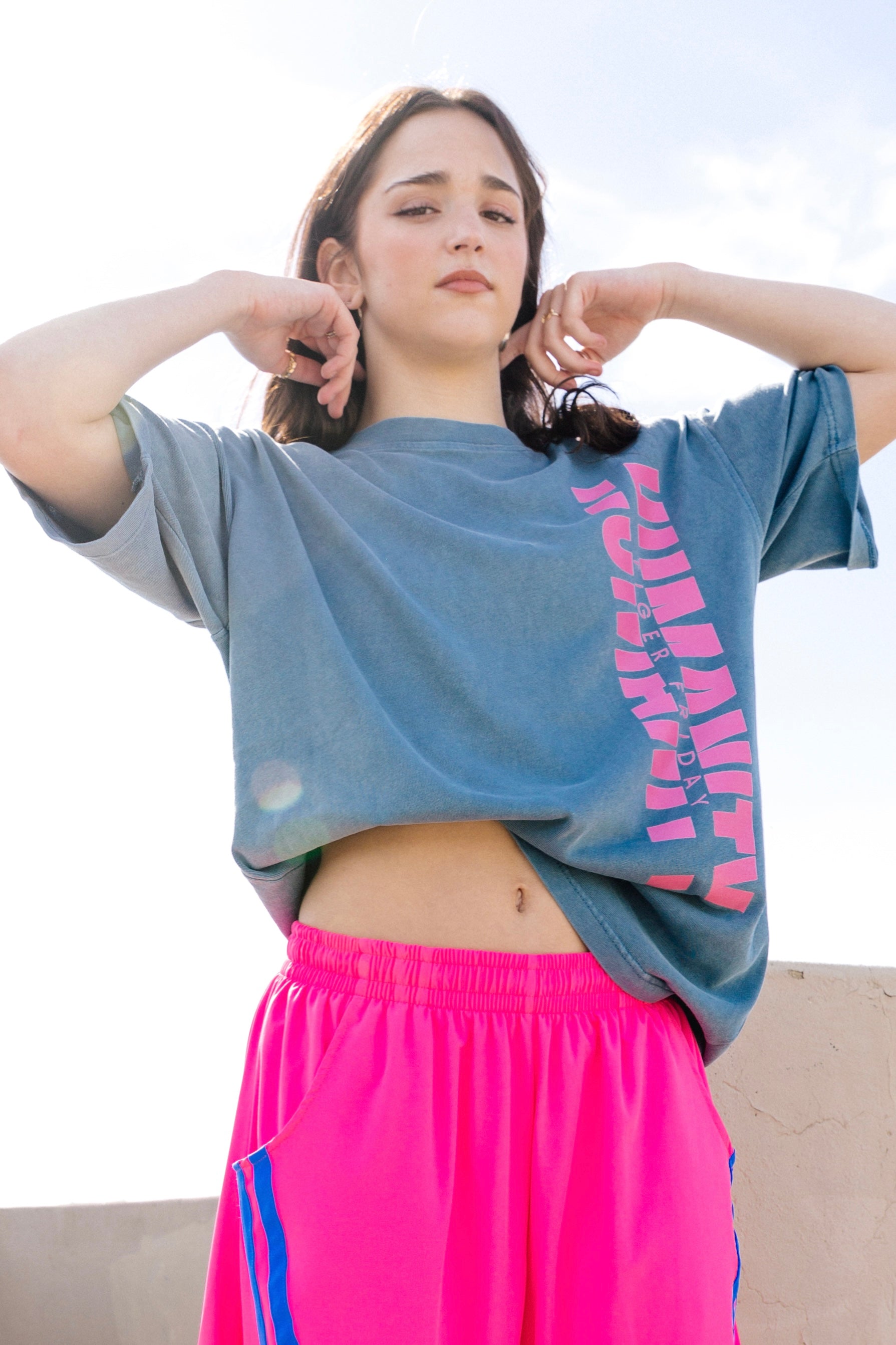 Retro T-Shirt - Denim