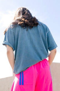 Retro T-Shirt - Denim