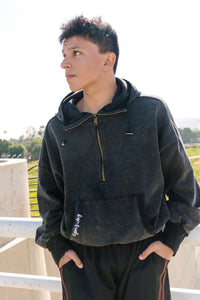 Anchorage Cropped Hoodie - Coal
