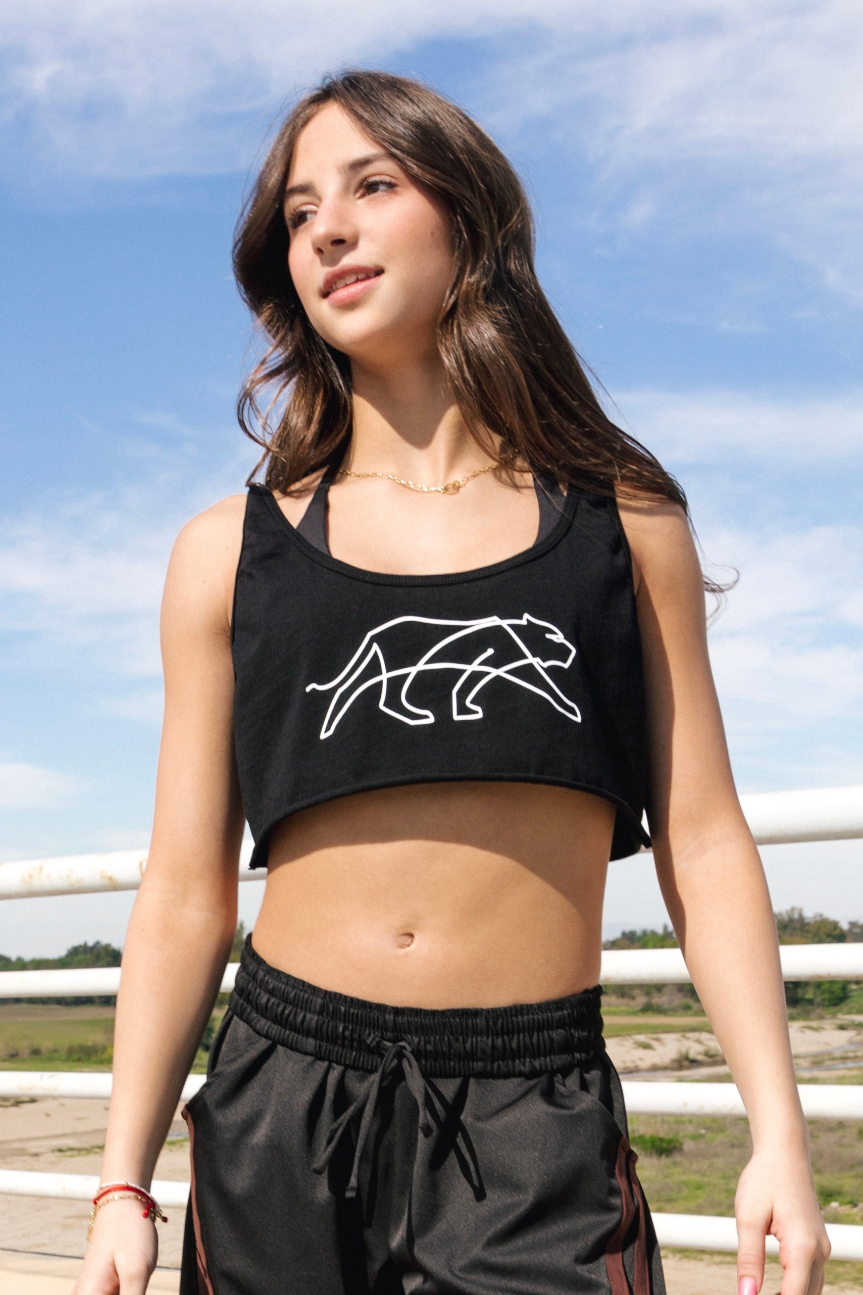 LA Crop - Black