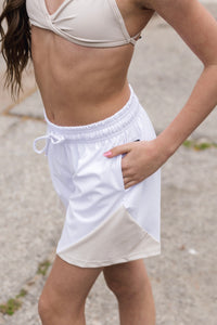 Prosper Athletic Shorts - Alabaster