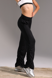 Mad Rouche Wide Leg Pant - Black - FINAL SALE