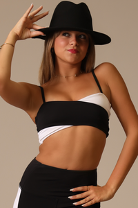(pre)Loved Kennedy Crop Top - Tux - FINAL SALE