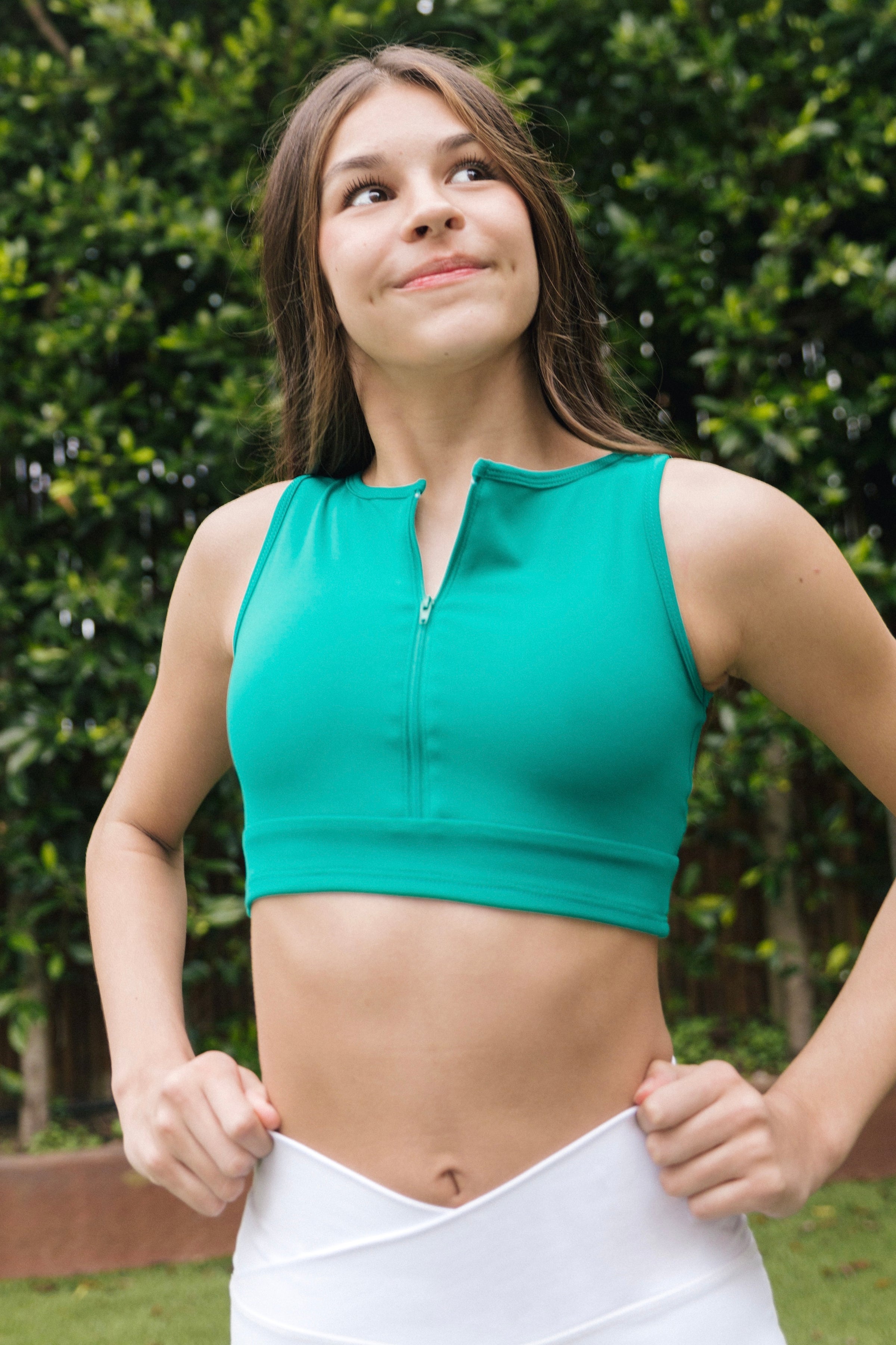 Catch Me Crop - Wintergreen