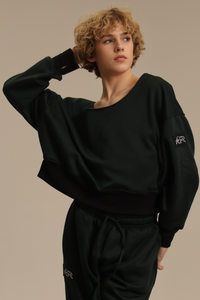 Utility Raw Shoulder Pullover - Hunter