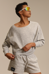 Utility Raw Shoulder Pullover - Concrete
