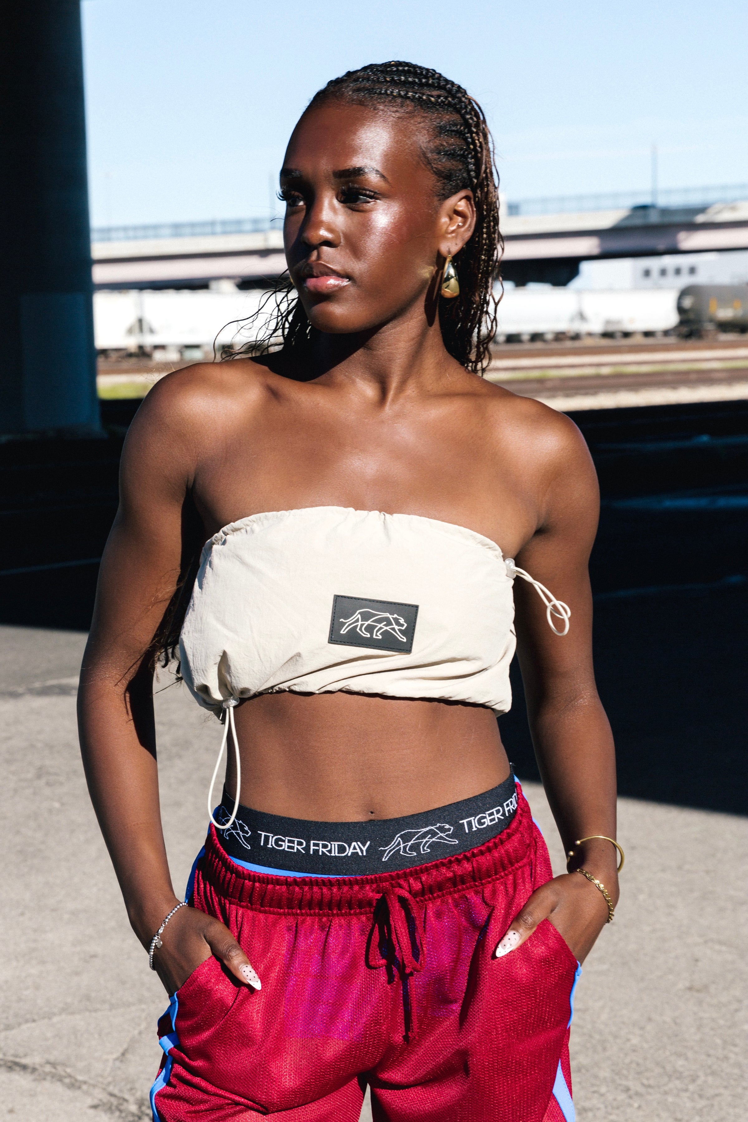 Port Tube Top - Stone