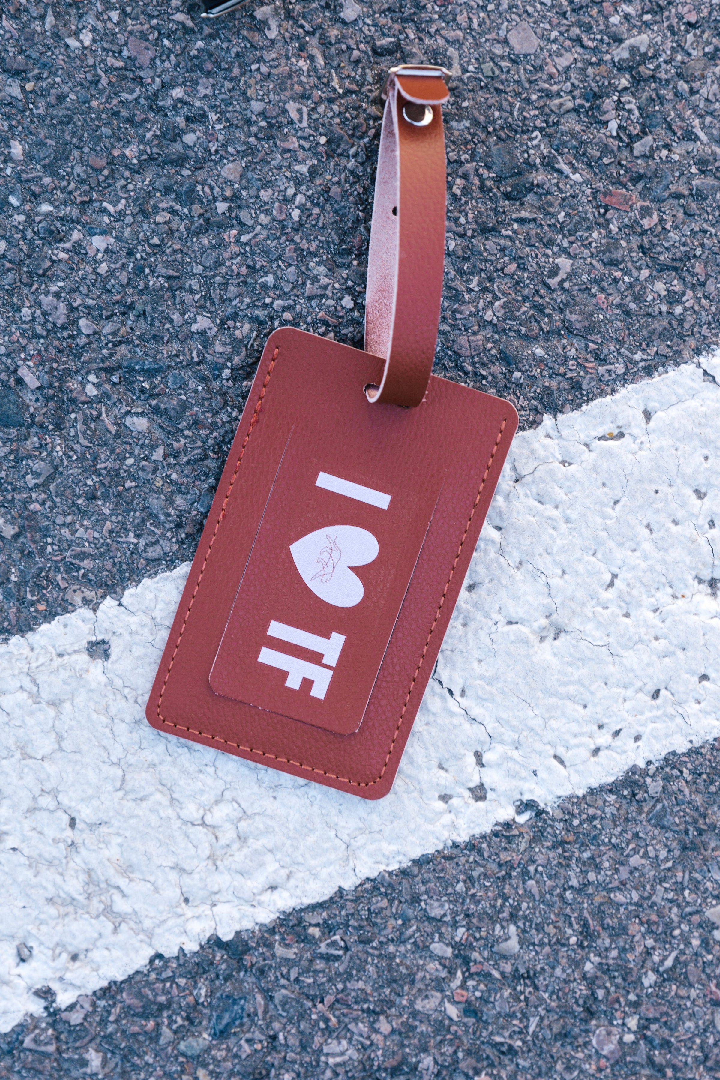 I {love} TF Luggage Tag
