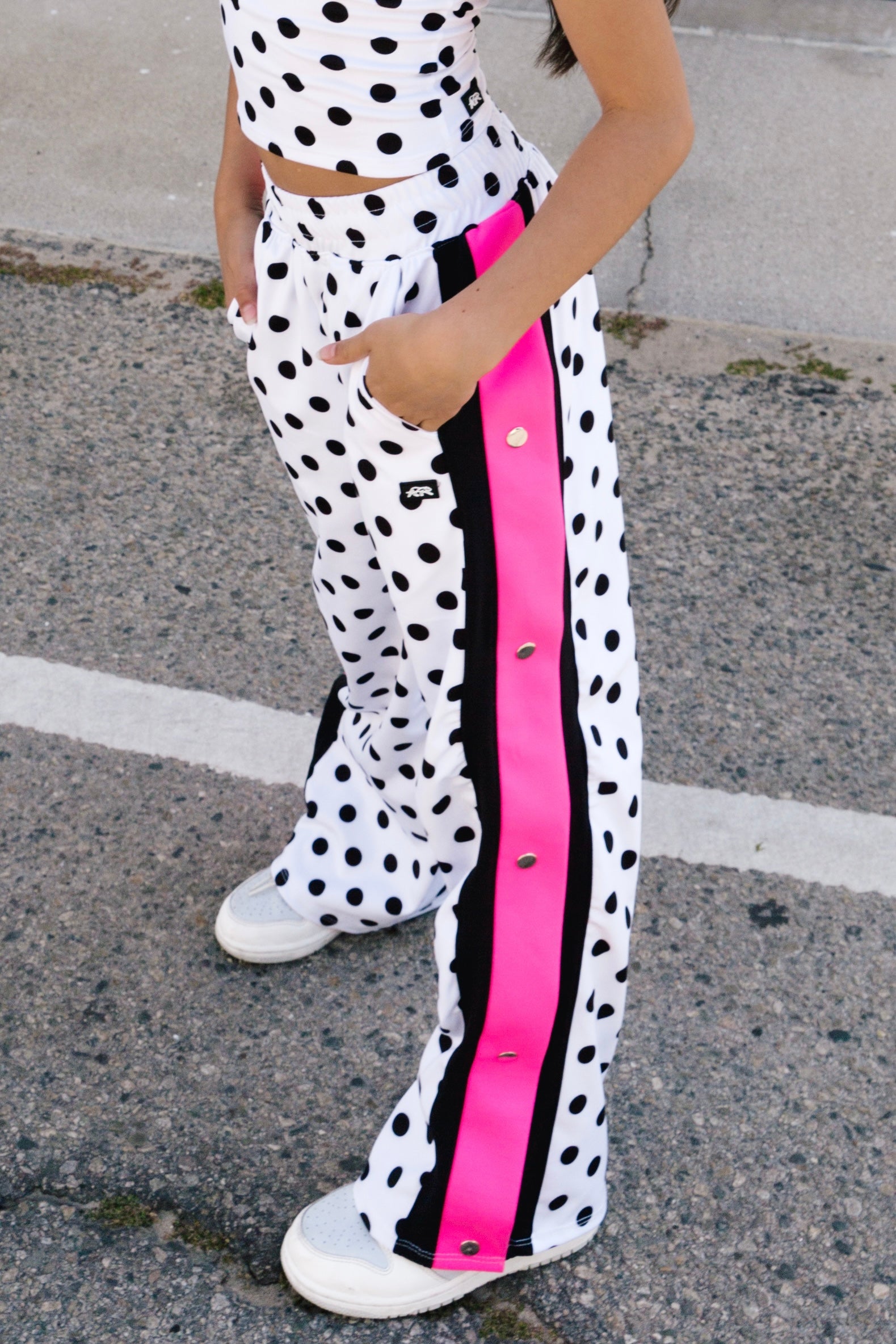 Oh Snap Tearaway Pants 2.0 - Pink-a-Dot