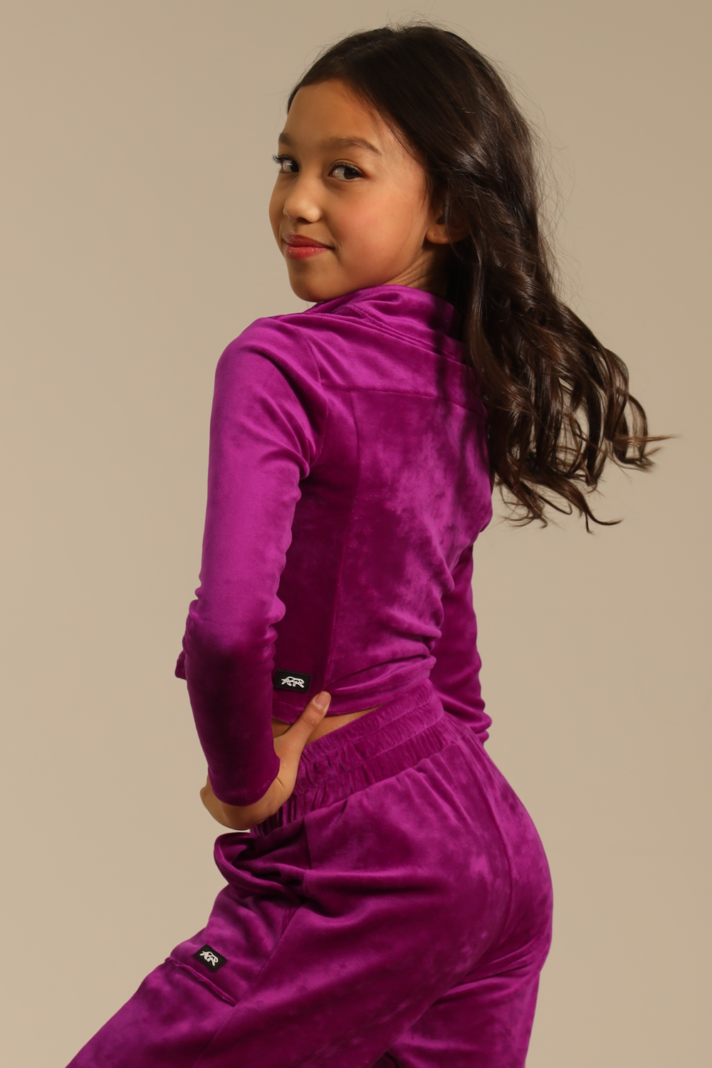 Luxe Fitted Hoodie - Grape Soda | Tiger Friday Dancewear – TigerFriday