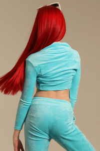 (pre)Loved Luxe Cropped Track Jacket - Cabo - FINAL SALE