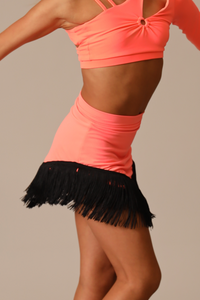 Blondie Ballroom Skirt - Coral