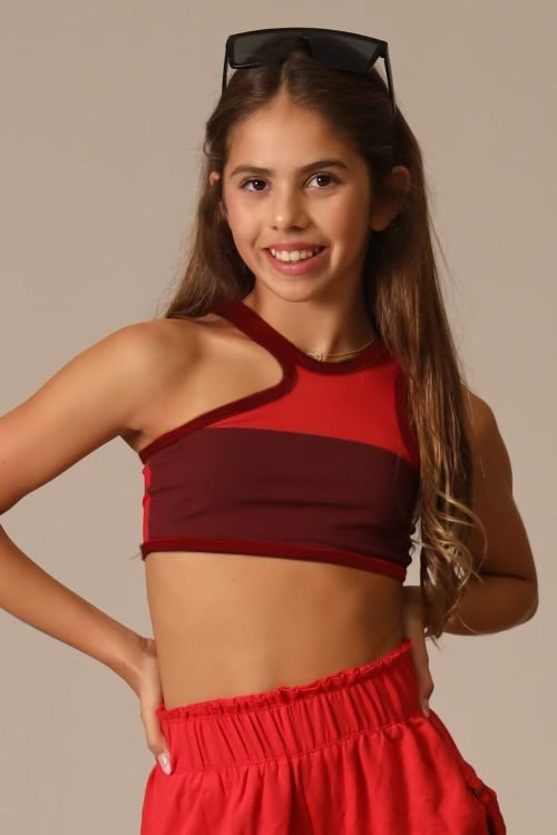 Euphoria Crop Top Chili Pepper Tiger Friday Dancewear TigerFriday