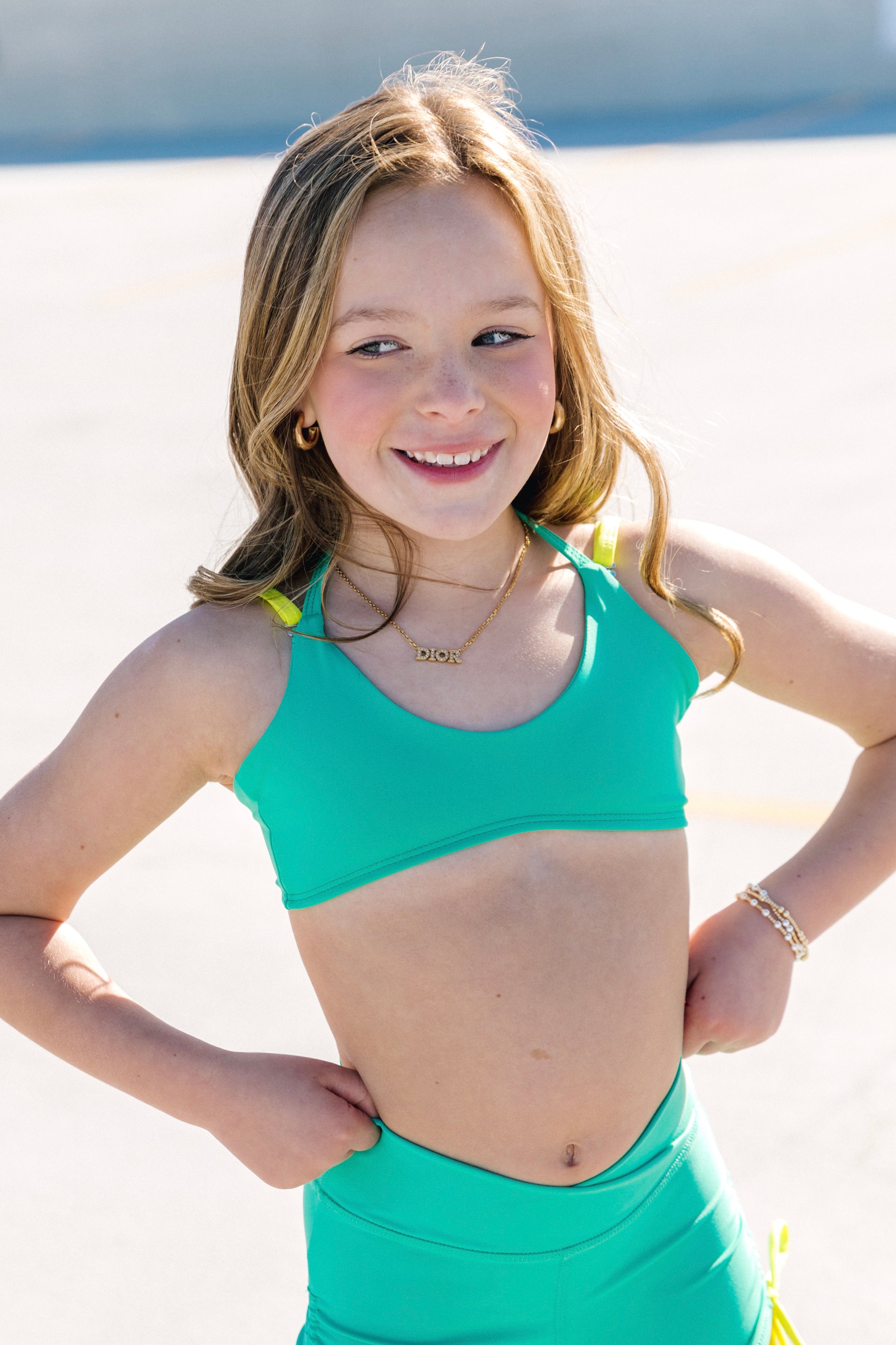 Manhattan Bralette - Limeade