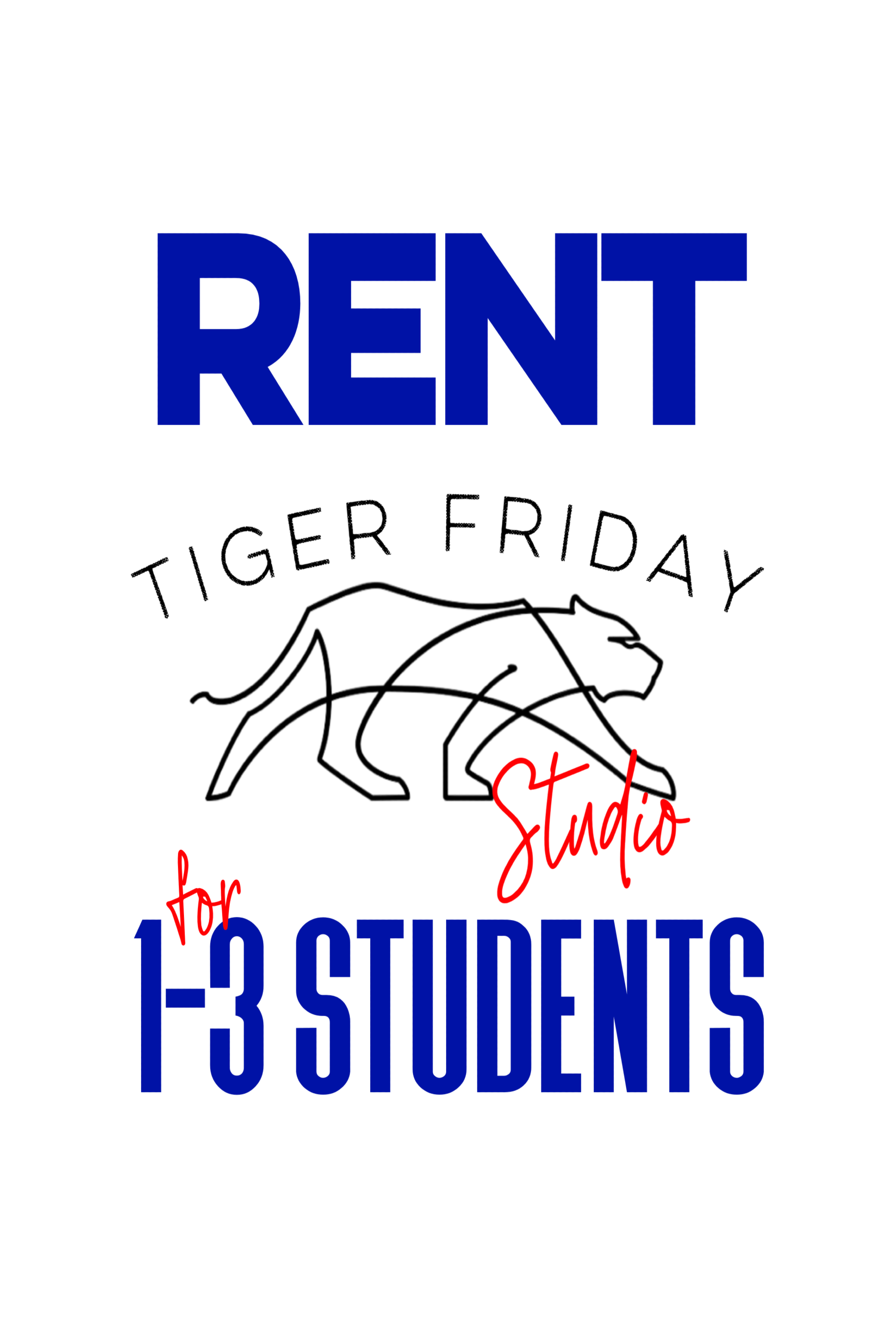 Rent the TF Studio 1-3 dancers
