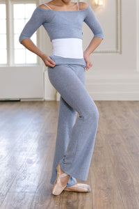 Barre Sweater Pant - Chambray