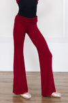 Barre Sweater Pant - Currant