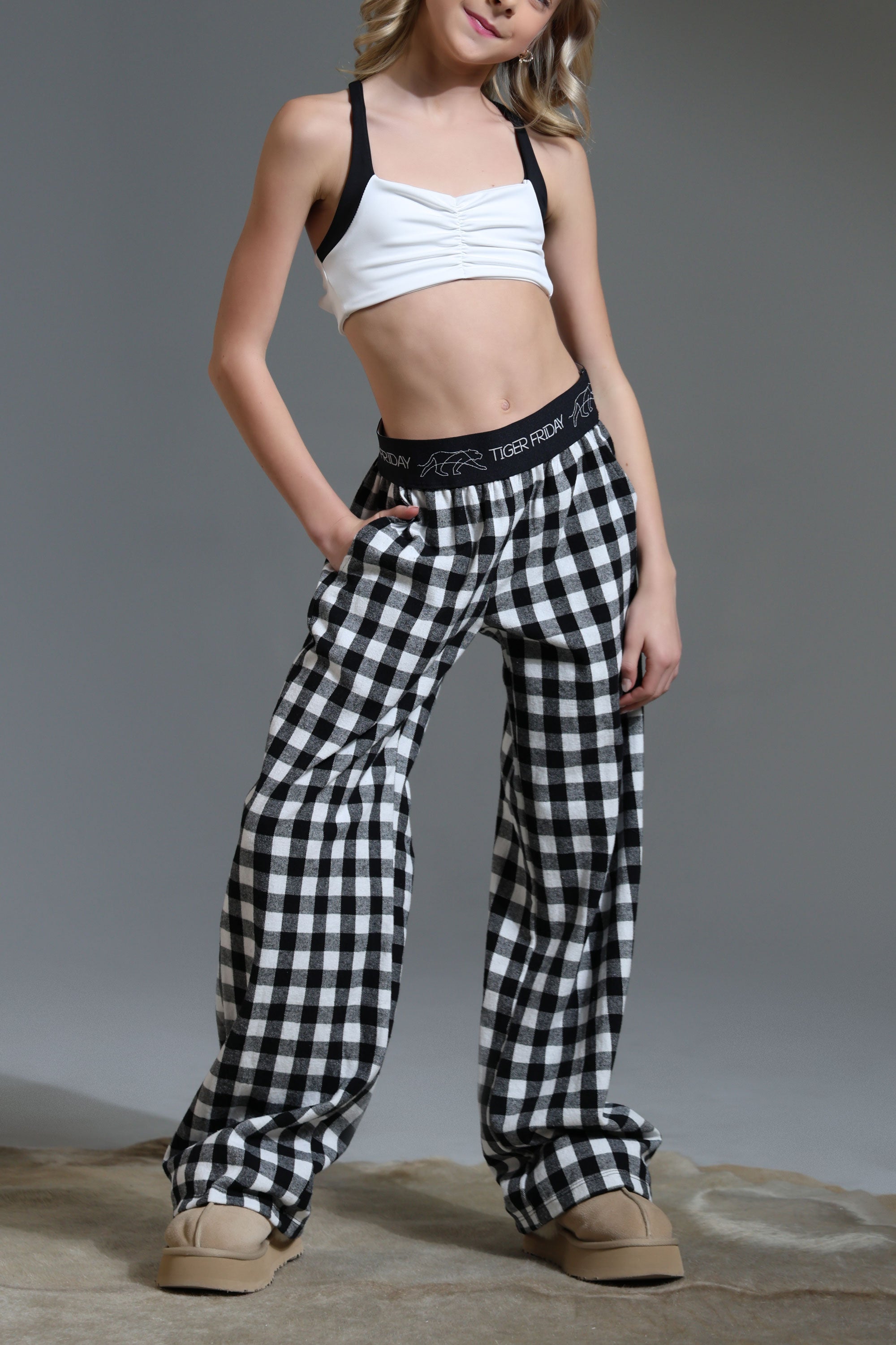 TFPJ Pants - Black Buffalo Plaid