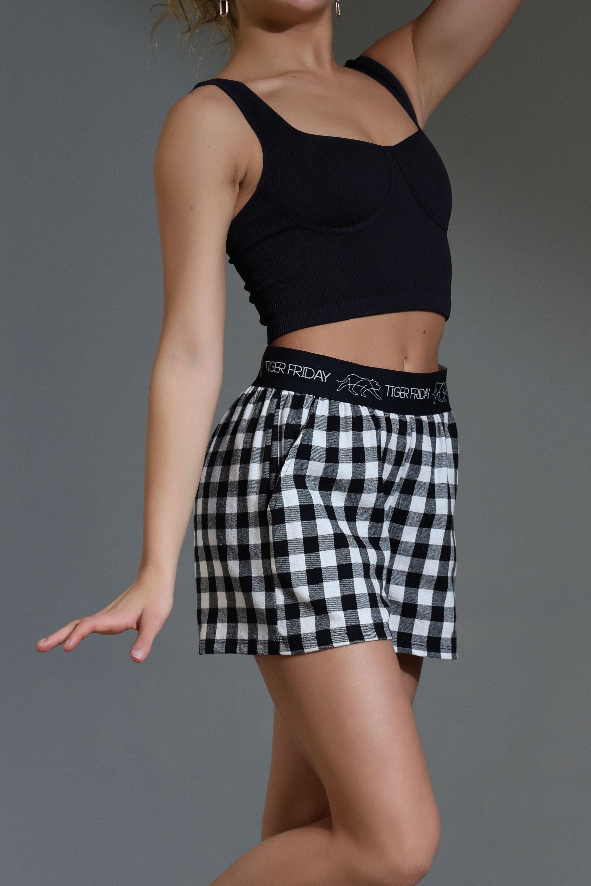 TFPJ Boxers - Black Buffalo Plaid