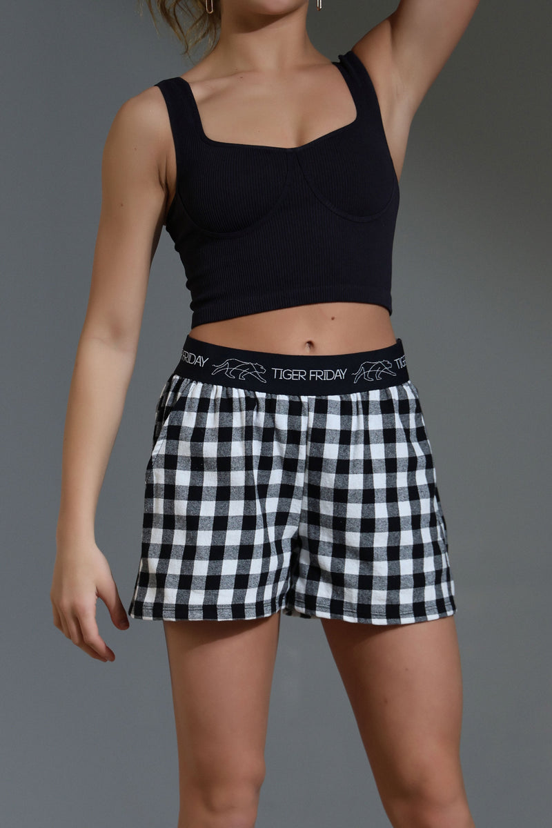 TFPJ Boxers - Black Buffalo Plaid