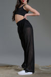 Breezy Babe Mesh Pant - Black