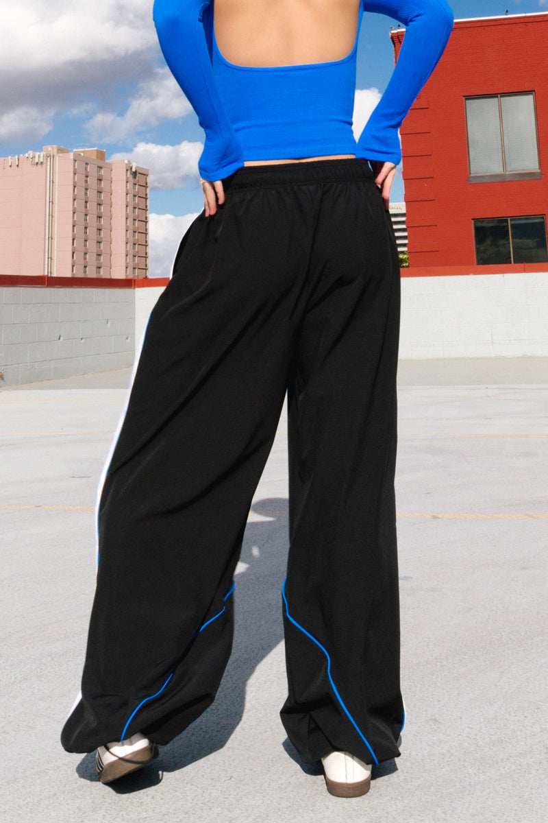 Summie Oversized Wide Leg Jogger - Cobalt