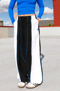 Summie Oversized Wide Leg Jogger - Cobalt