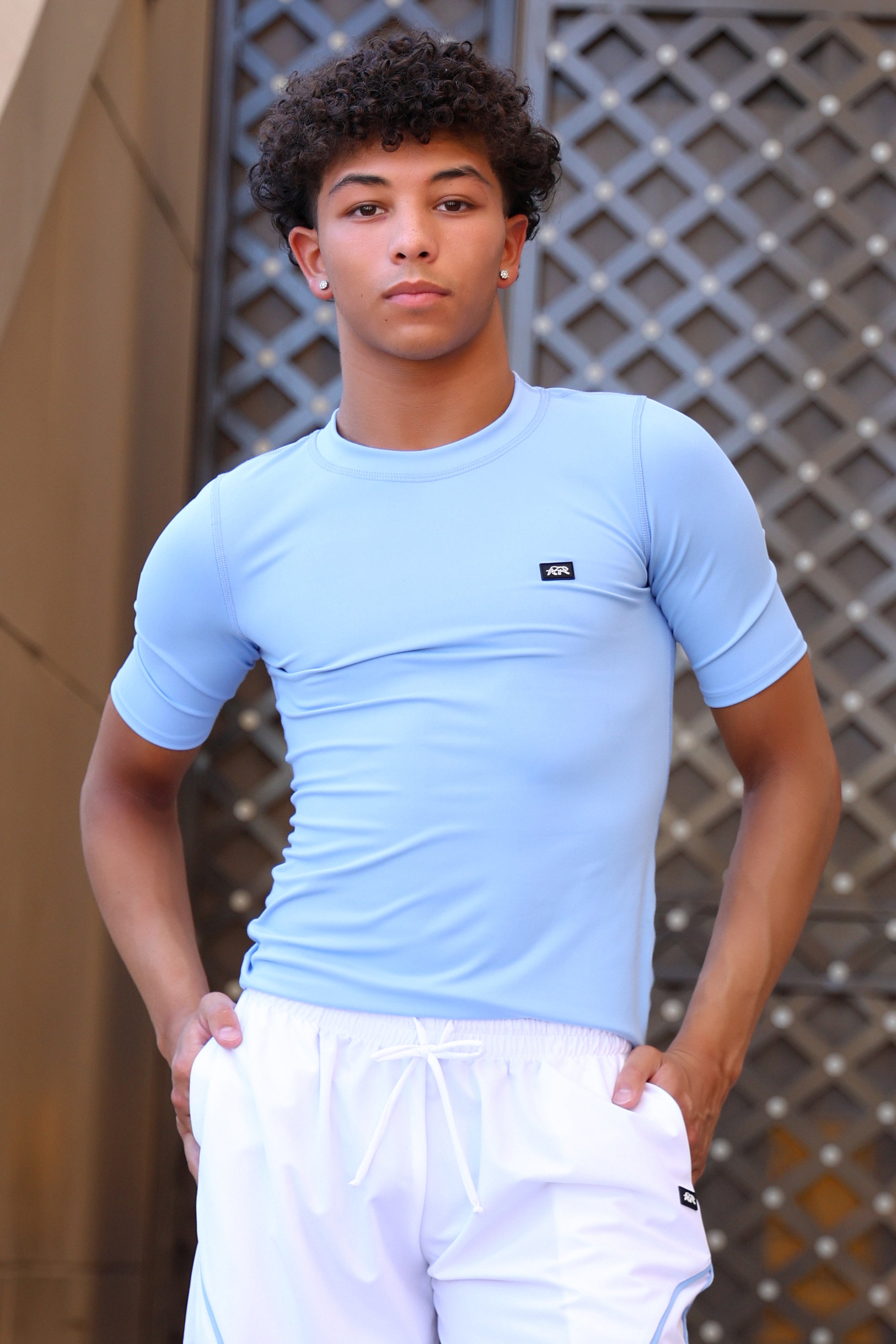 Legacy Compression Tee - Sky