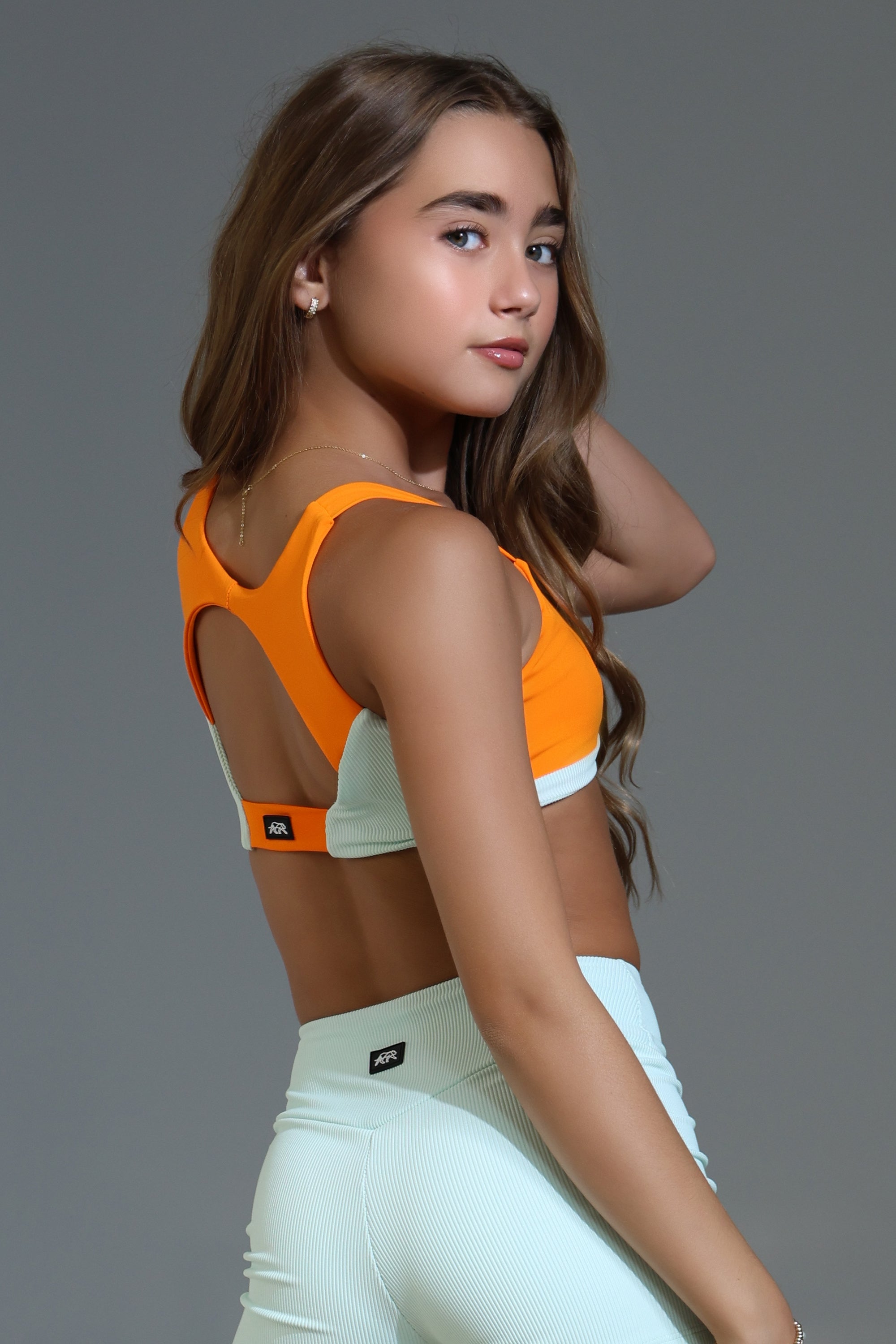 Creek Crop Top - Clementine | Tiger Friday Dancewear – TigerFriday