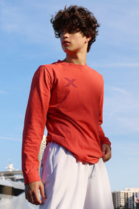 Elevate Long Sleeve Tee - Cherry - FINAL SALE