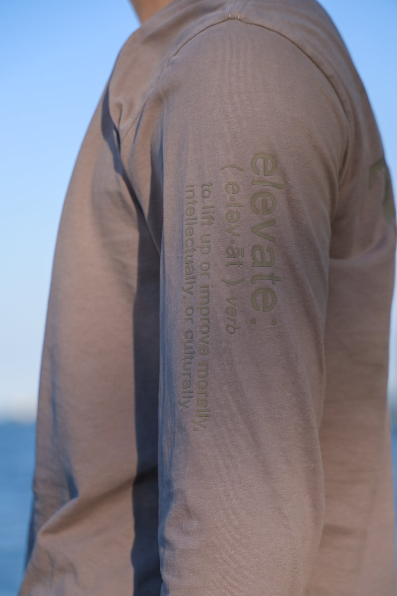 Elevate Long Sleeve Tee - Stone