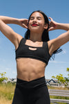 Hope Crop Top - Black