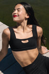 Hope Crop Top - Black - FINAL SALE